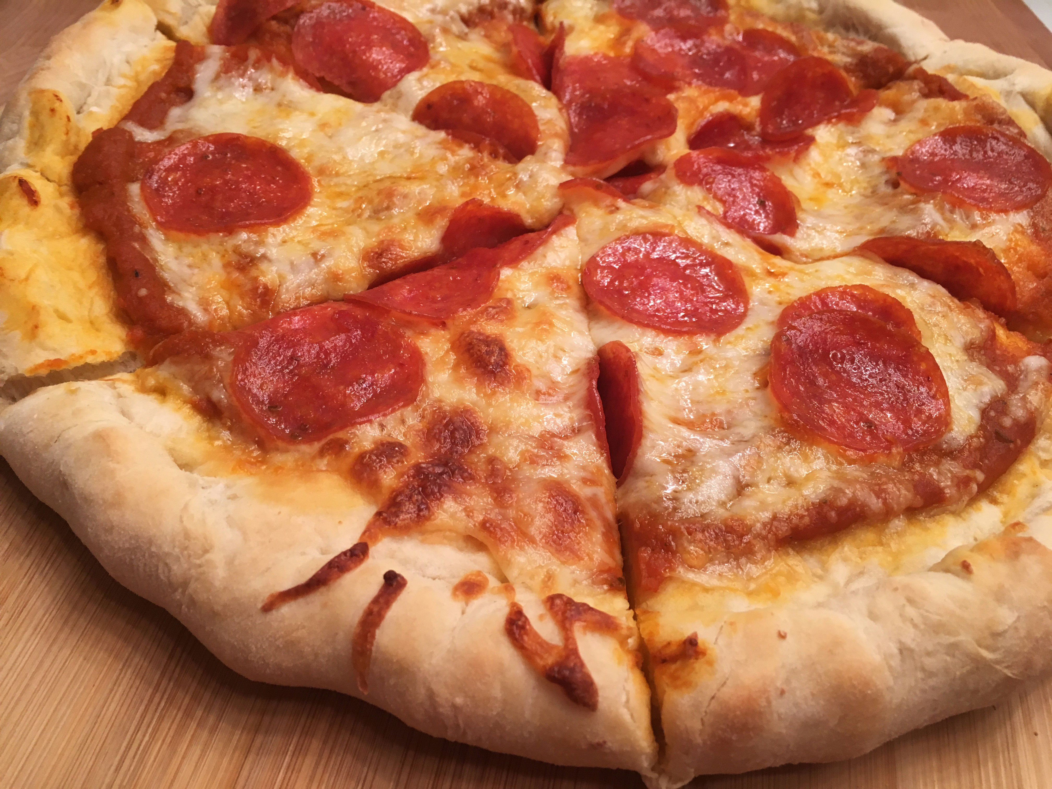 Homemade Pepperoni Pizza Recipe